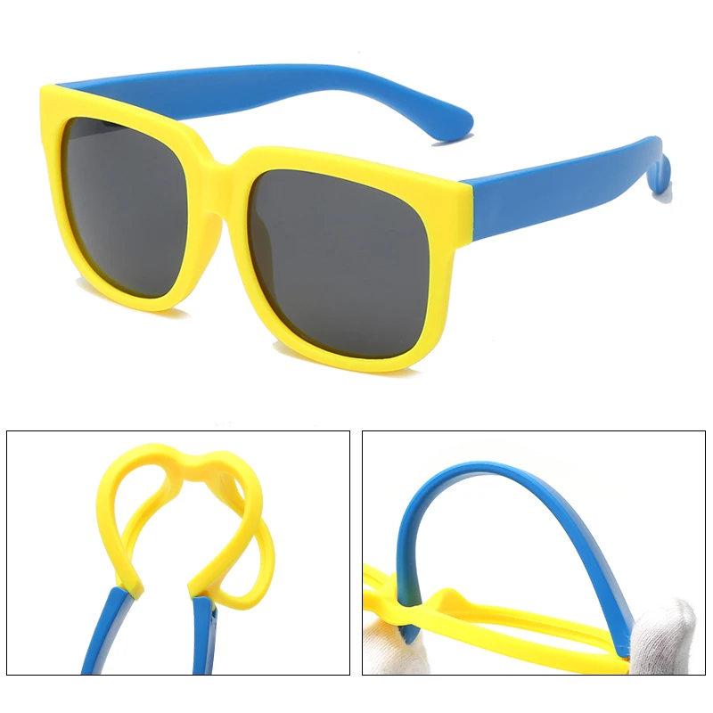 Children Polarized Sunglasses Boys Girls Square Sun Glasses Gift For Kids UV400 Eyewear
Children Polarized Sunglasses Boys Girls Square Sun Glasses Gift For Kids UV400 Eyewear