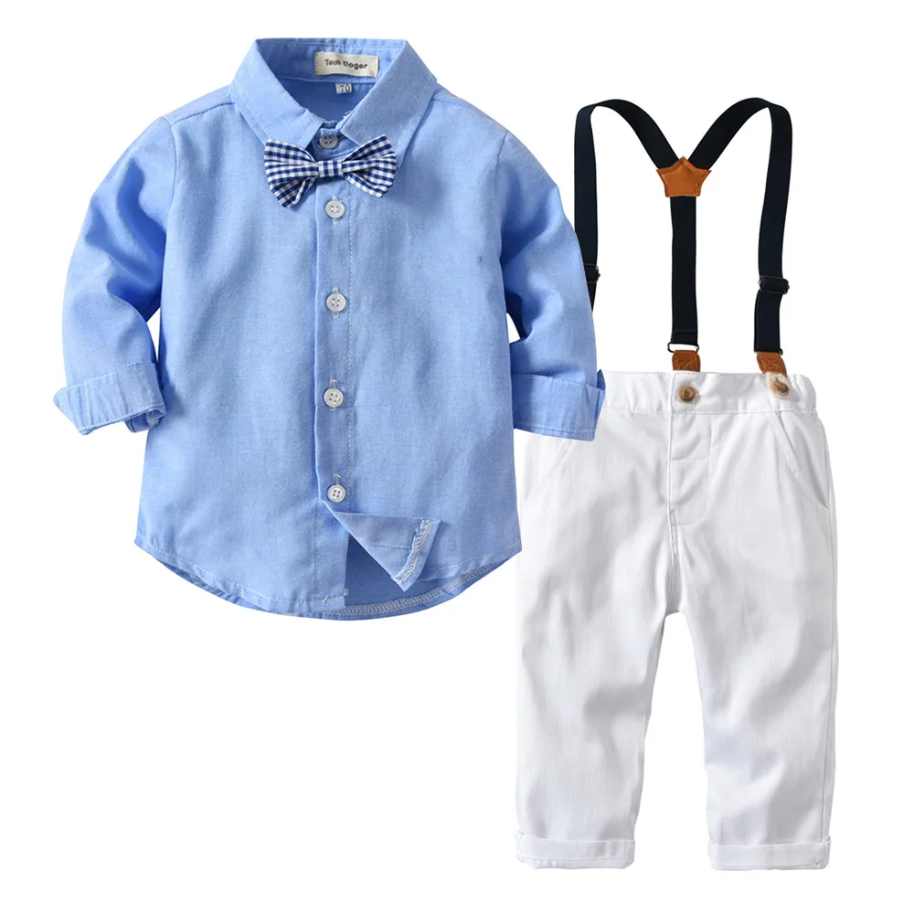 Gentleman 4 PCS Birthday Suit For Toddler Boys Solid Shirt+ Suspender Bow Kid Fall Spring Formal Anniversary Boutique Luxury Set
Gentleman 4 PCS Birthday Suit For Toddler Boys Solid Shirt+ Suspender Bow Kid Fall Spring Formal Anniversary Boutique Luxury Set