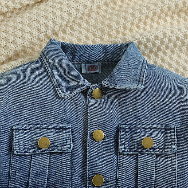 Kid Girl Denim Outfit 2pcs Skirt Set Long Sleeve Button Down Jean Jacket Elastic Waist Denim Mini Skirts
Kid Girl Denim Outfit 2pcs Skirt Set Long Sleeve Button Down Jean Jacket Elastic Waist Denim Mini Skirts