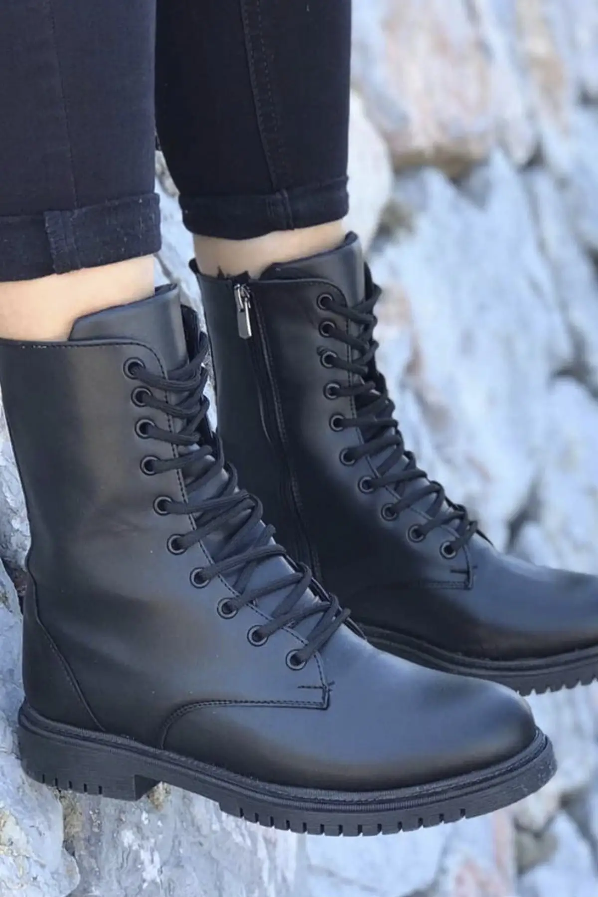 Women BootsBlack 's New Arrival Luxury Stylish Female Boots Platform Designer Comfortable Ladies Boots High Quality
Women BootsBlack 's New Arrival Luxury Stylish Female Boots Platform Designer Comfortable Ladies Boots High Quality