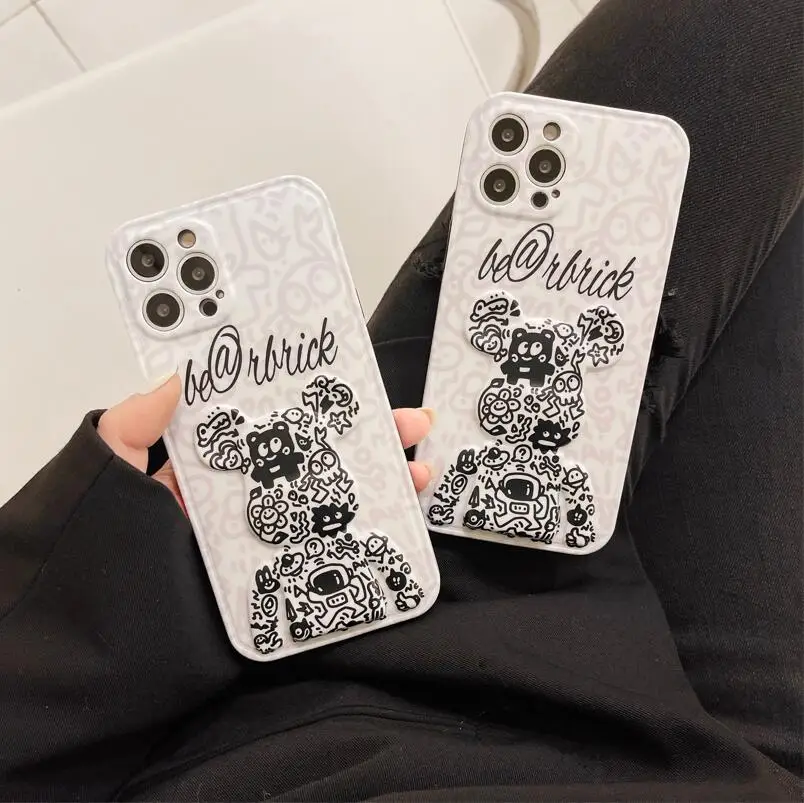 Fashion Cartoon Creative Gloomies Bear Phone Cases For iPhone 13 12 11 Pro Max XR XS MAX X Couple Shockproof Soft Cover
Fashion Cartoon Creative Gloomies Bear Phone Cases For iPhone 13 12 11 Pro Max XR XS MAX X Couple Shockproof Soft Cover