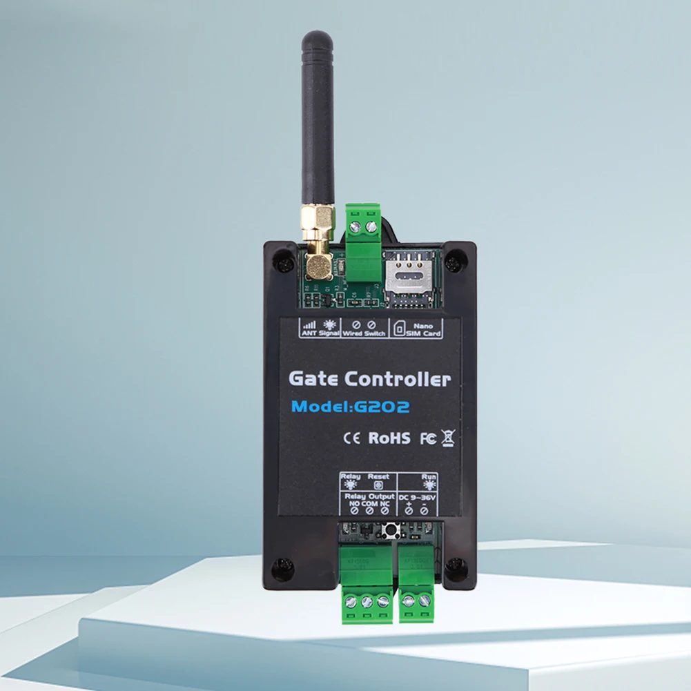 GSM 4G Remote Controller G202 Single Relay Switch For Sliding Swing Garage Gate Opener 850/900/1800/1900 MHz Gate Controller
GSM 4G Remote Controller G202 Single Relay Switch For Sliding Swing Garage Gate Opener 850/900/1800/1900 MHz Gate Controller