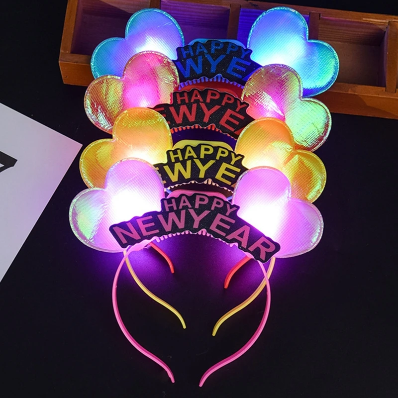 Led Happy New Year2023Hair Hoop Light Up Headwear Happy New Year Hair band For Women Girl Flashing Light Headband
Led Happy New Year2023Hair Hoop Light Up Headwear Happy New Year Hair band For Women Girl Flashing Light Headband