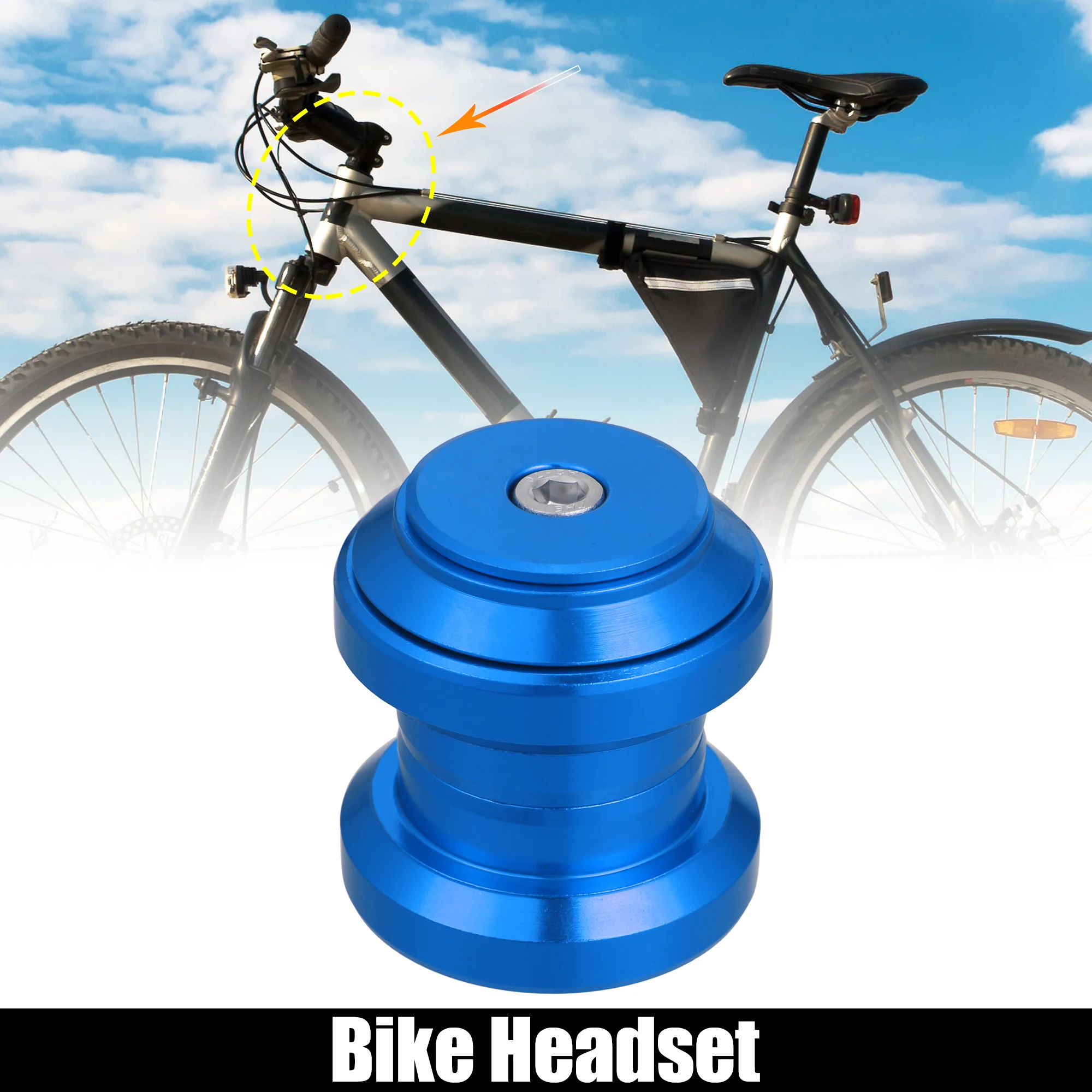 X Autohaux 34mm Threadless MTB Bike Bicycle Sealed External Bearing Headset Fit Front Fork Tube Diameter 1-1/8 inch (28.6mm)
X Autohaux 34mm Threadless MTB Bike Bicycle Sealed External Bearing Headset Fit Front Fork Tube Diameter 1-1/8 inch (28.6mm)