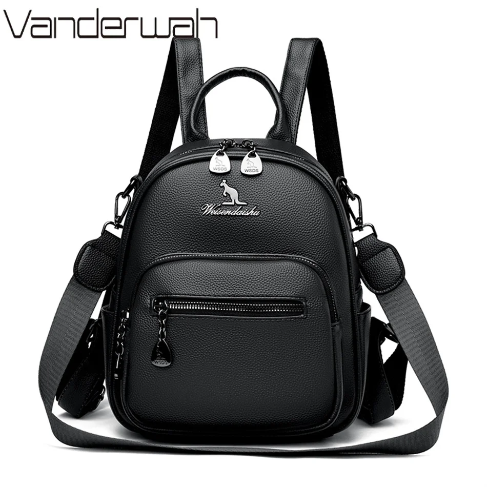Women Travel Backpack for Teenager Girl 2023 Soft Leather Female 3 In 1 Bagpacks Large Capacity Ladies Mochilas Feminina
Women Travel Backpack for Teenager Girl 2023 Soft Leather Female 3 In 1 Bagpacks Large Capacity Ladies Mochilas Feminina