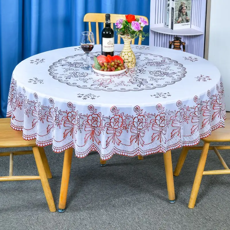 PVC Tablecloth Band Round Rectangular Hotel Banquet Table Cloth for Wedding Party Christmas Table Cover Home Decoration
PVC Tablecloth Band Round Rectangular Hotel Banquet Table Cloth for Wedding Party Christmas Table Cover Home Decoration
