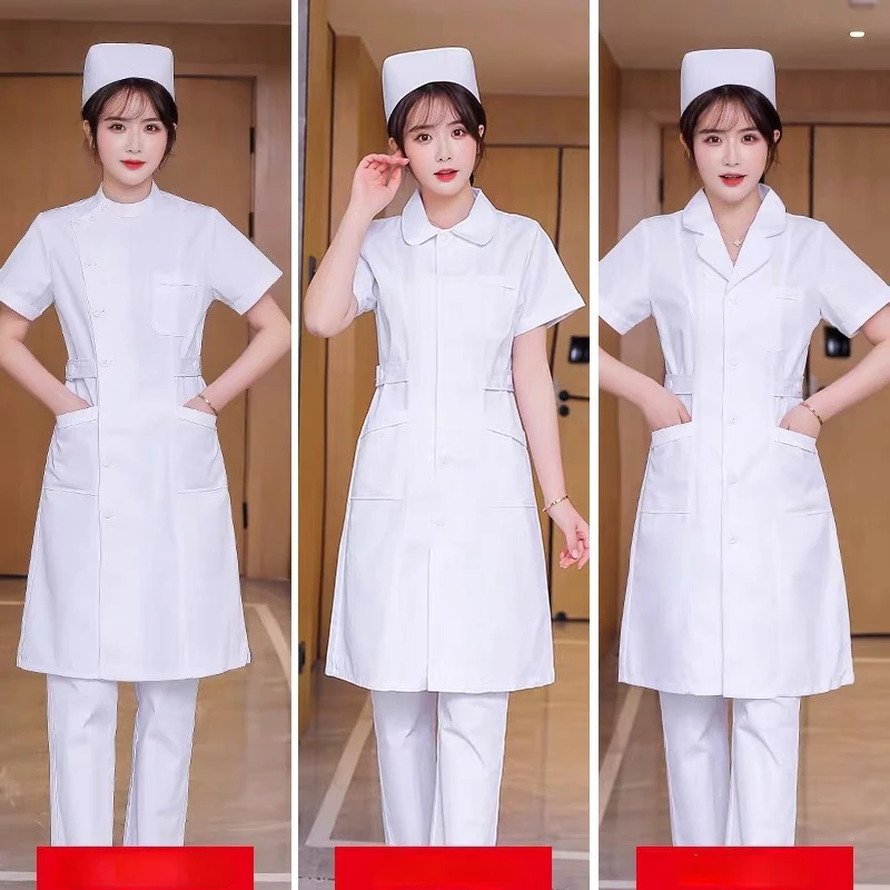 Nurse Doctor's Clothes Women's Fashion Lab Coat Short Sleeve Dress Long Sleeve Medical Uniform
Nurse Doctor's Clothes Women's Fashion Lab Coat Short Sleeve Dress Long Sleeve Medical Uniform