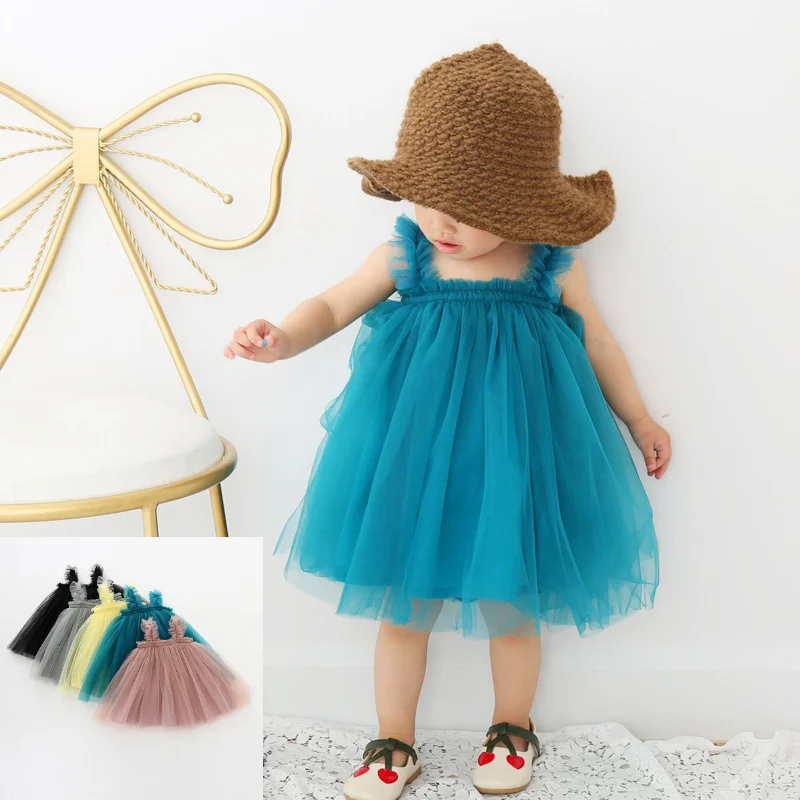 Toddler Baby Girl Dress Sleeveless Mesh Skirt for Girls Summer Sweet Baby Clothes Princess Gown Soild Pink Blue Clothing Dresses
Toddler Baby Girl Dress Sleeveless Mesh Skirt for Girls Summer Sweet Baby Clothes Princess Gown Soild Pink Blue Clothing Dresses