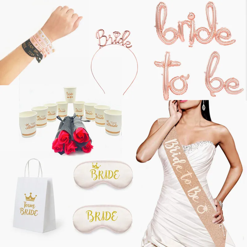 Bachelorette Party Rose Gold Diamond Ring Engaged Banner Bride to be Veil Satin Sash Balloon Bridal Shower Hen Party Wedding
Bachelorette Party Rose Gold Diamond Ring Engaged Banner Bride to be Veil Satin Sash Balloon Bridal Shower Hen Party Wedding