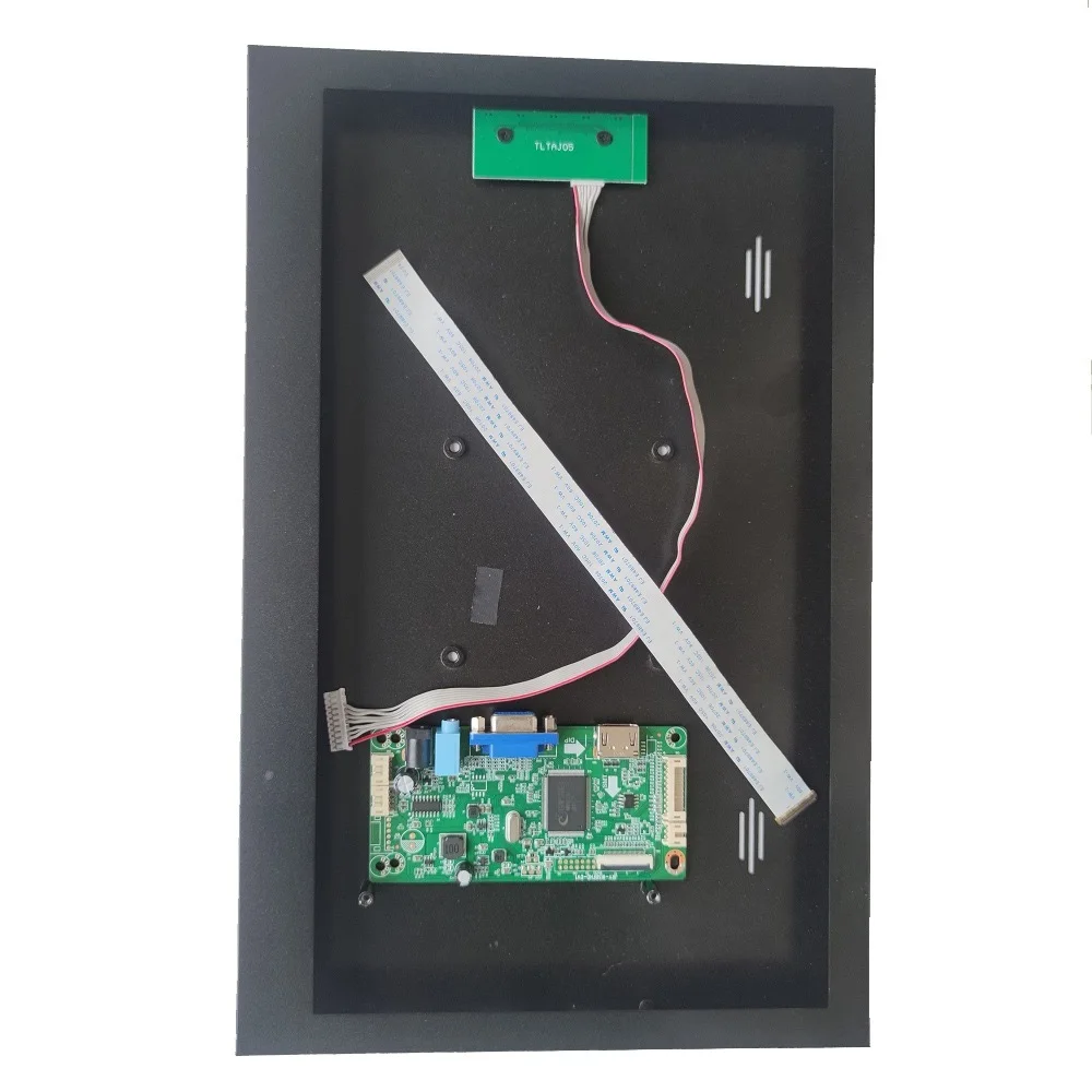 EDP Controller board VGA HDMI-compatible + Metal alloy case box LCD Panel back cover Kit for LED/LCD LP156WHU 15.6" 1366*768 DIY
EDP Controller board VGA HDMI-compatible + Metal alloy case box LCD Panel back cover Kit for LED/LCD LP156WHU 15.6" 1366*768 DIY
