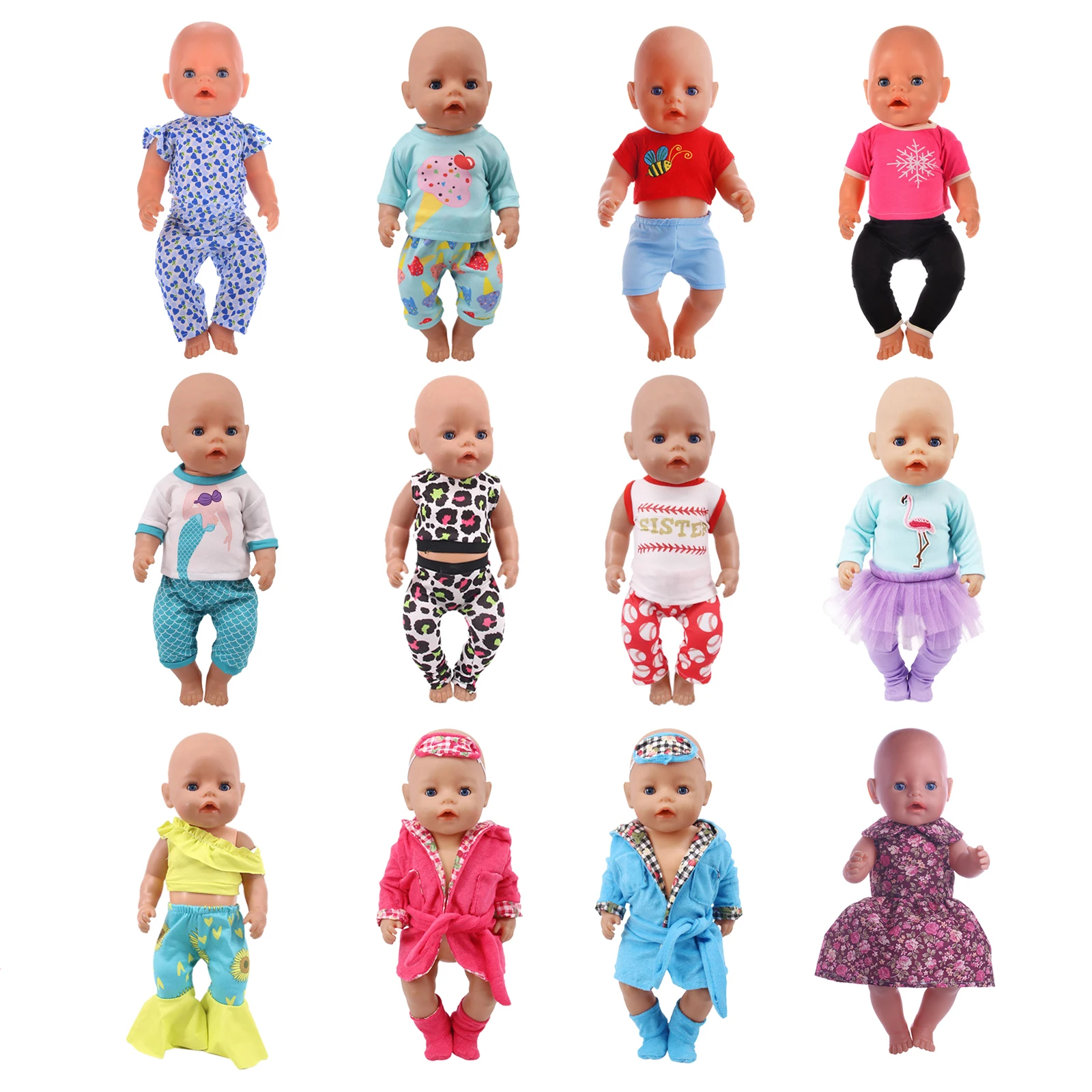 Doll Baby Clothes Dress &bag Fit 18 Inch American&43cm Reborn New Born Baby Doll OG Girl`s Toy Doll
Doll Baby Clothes Dress &bag Fit 18 Inch American&43cm Reborn New Born Baby Doll OG Girl`s Toy Doll