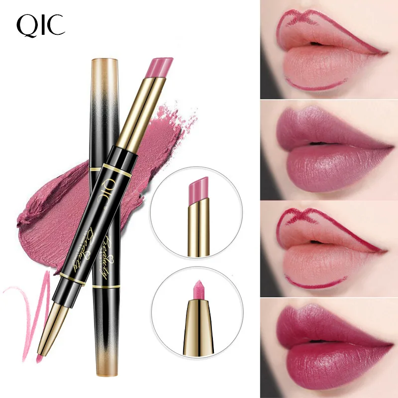 QIC Two-tip Lipstick Automatic Lip Liner Matte Ist Finish Waterproof Non-fading Non-sticking Red Beauty
QIC Two-tip Lipstick Automatic Lip Liner Matte Ist Finish Waterproof Non-fading Non-sticking Red Beauty