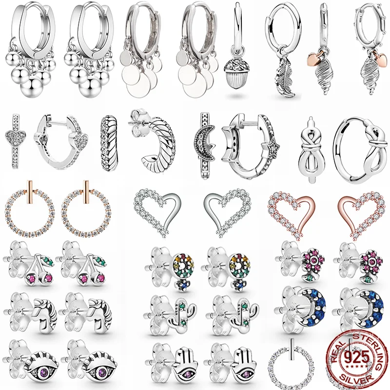 HOT Sale New 925 Sterling Silver Earring Blue Moon And Cherry Earrings For Women Making Jewelry Gift Wedding Party Engagement
HOT Sale New 925 Sterling Silver Earring Blue Moon And Cherry Earrings For Women Making Jewelry Gift Wedding Party Engagement