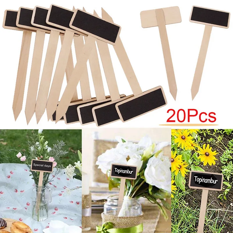 20Pcs Wooden Plant Tags T-type Chalkboard Plant Markers for Flower Potted Succulent Planting Labels Signs Garden Decoration Tool
20Pcs Wooden Plant Tags T-type Chalkboard Plant Markers for Flower Potted Succulent Planting Labels Signs Garden Decoration Tool