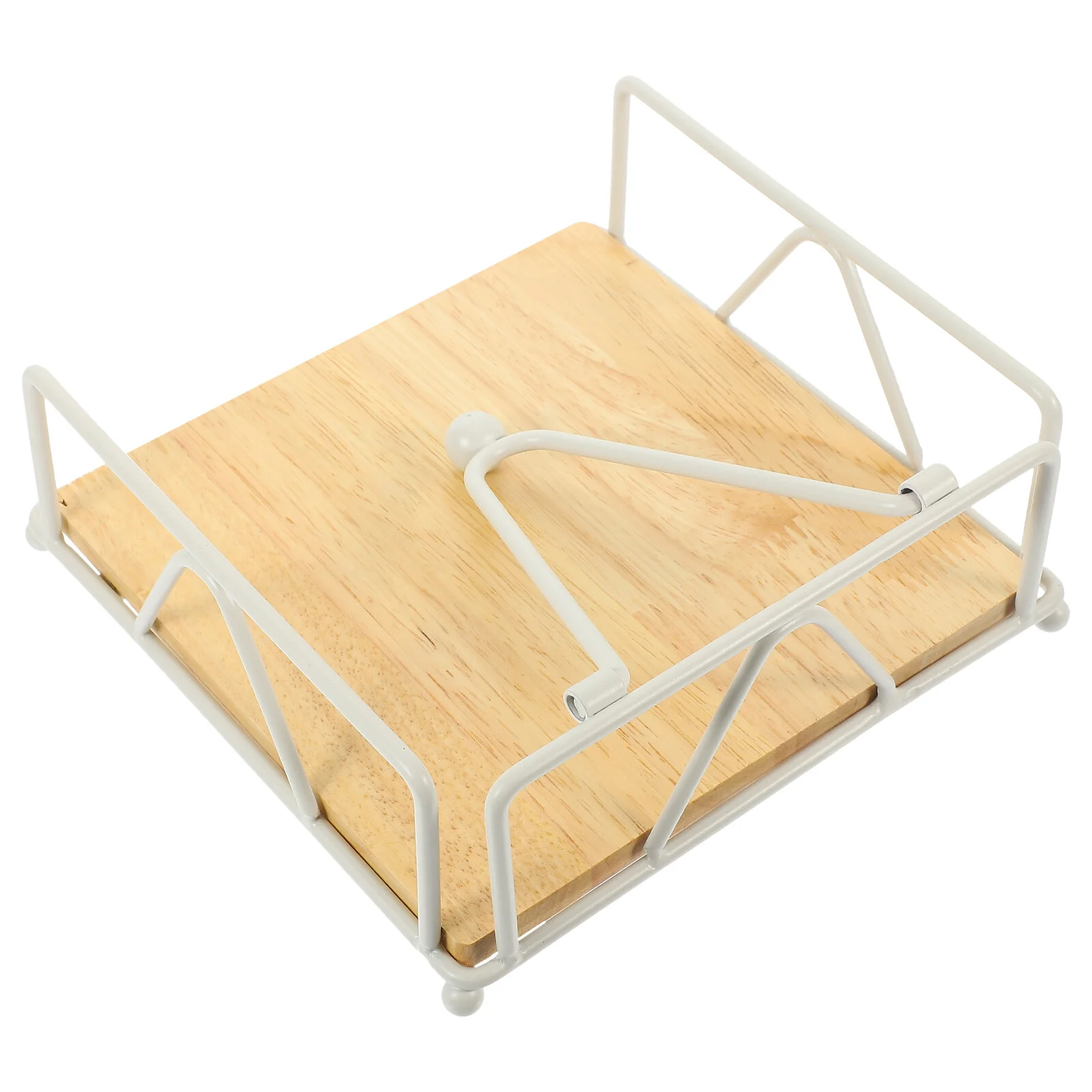 Iron Napkin Holder Decorative Dispenser Restaurant White Flat Home Wood Tray Serviette Holders Tables
Iron Napkin Holder Decorative Dispenser Restaurant White Flat Home Wood Tray Serviette Holders Tables
