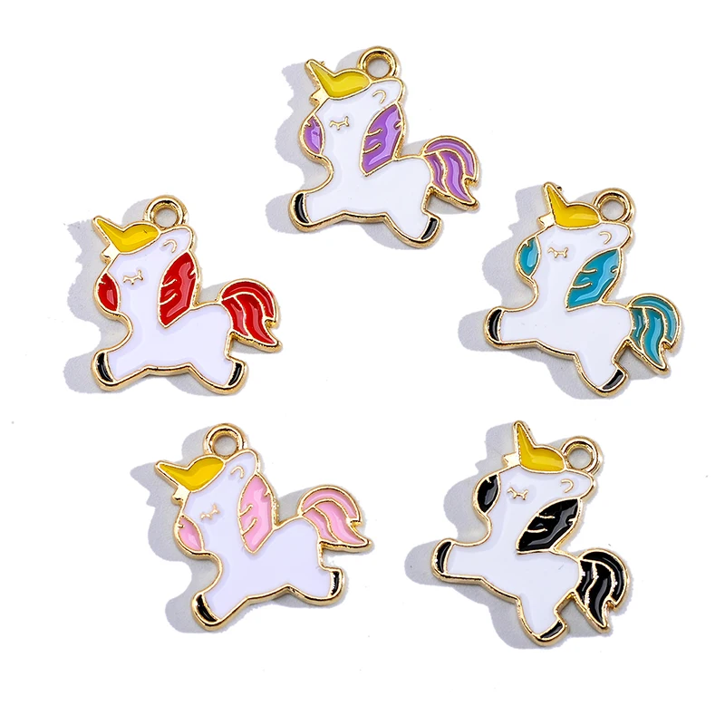 5 Colors Alloy Dripping Oil Unicorn Animal Charm for Jewelry Making Women's Pendant Earrings Bracelet DIY Accessories Ornaments
5 Colors Alloy Dripping Oil Unicorn Animal Charm for Jewelry Making Women's Pendant Earrings Bracelet DIY Accessories Ornaments