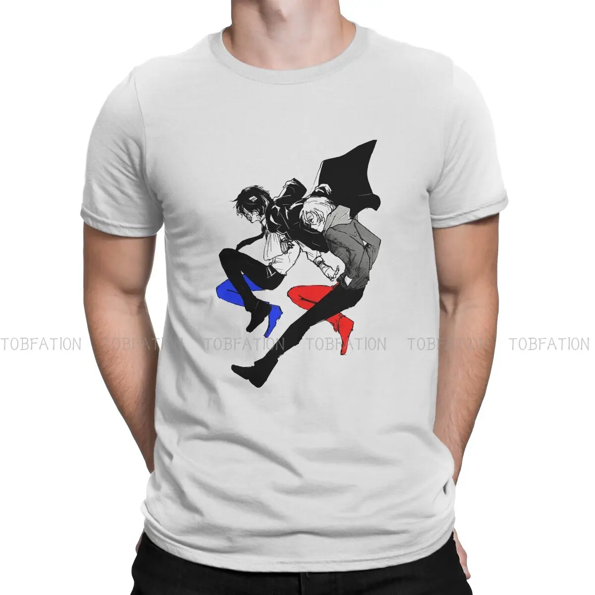 Bungou Stray Dogs Wan Anime Chuuya and Dazai Tshirt Homme Men's Tees Blusas Cotton T Shirt For Men
Bungou Stray Dogs Wan Anime Chuuya and Dazai Tshirt Homme Men's Tees Blusas Cotton T Shirt For Men