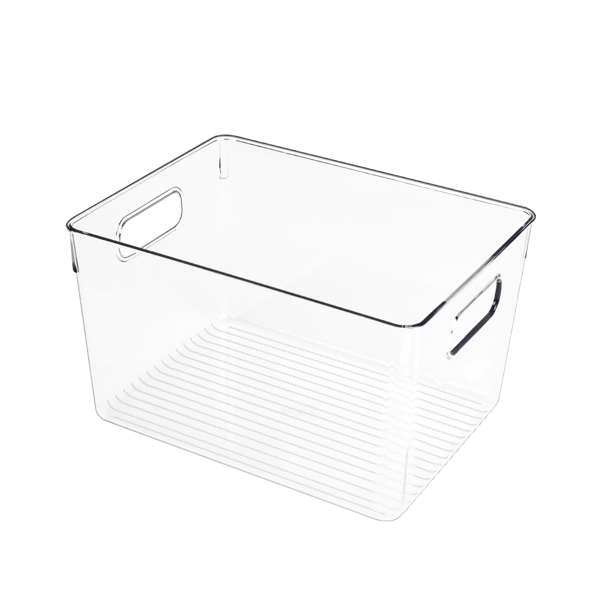 Plastic Storage Baskets, Bins & Containers Clear Pantry Organization and Storage with Cutout Handles
Plastic Storage Baskets, Bins & Containers Clear Pantry Organization and Storage with Cutout Handles