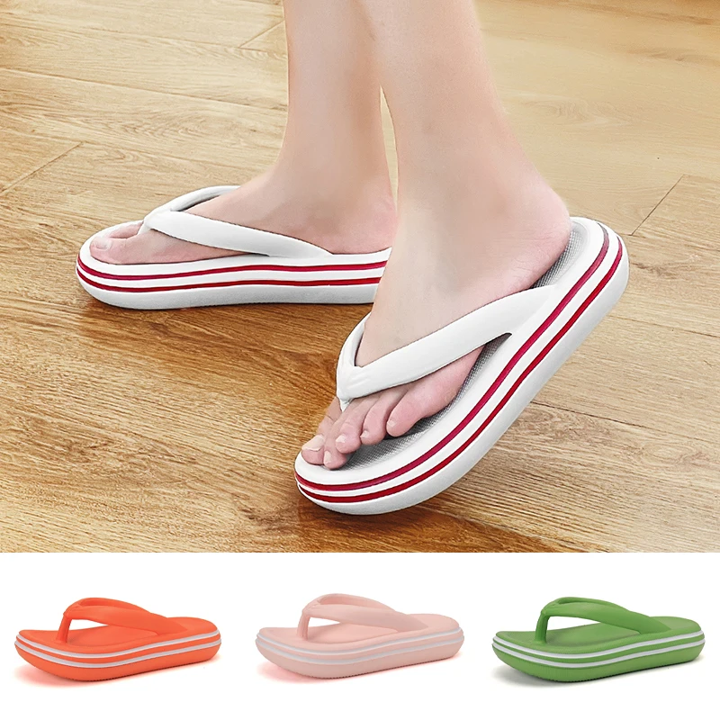 Women Outdoor Slippers Summer 2022 Striped Slippers Men's EVA Soft Fashion Thick Non-Slip Couple Bathroom Sandals Beach Shoes
Women Outdoor Slippers Summer 2022 Striped Slippers Men's EVA Soft Fashion Thick Non-Slip Couple Bathroom Sandals Beach Shoes