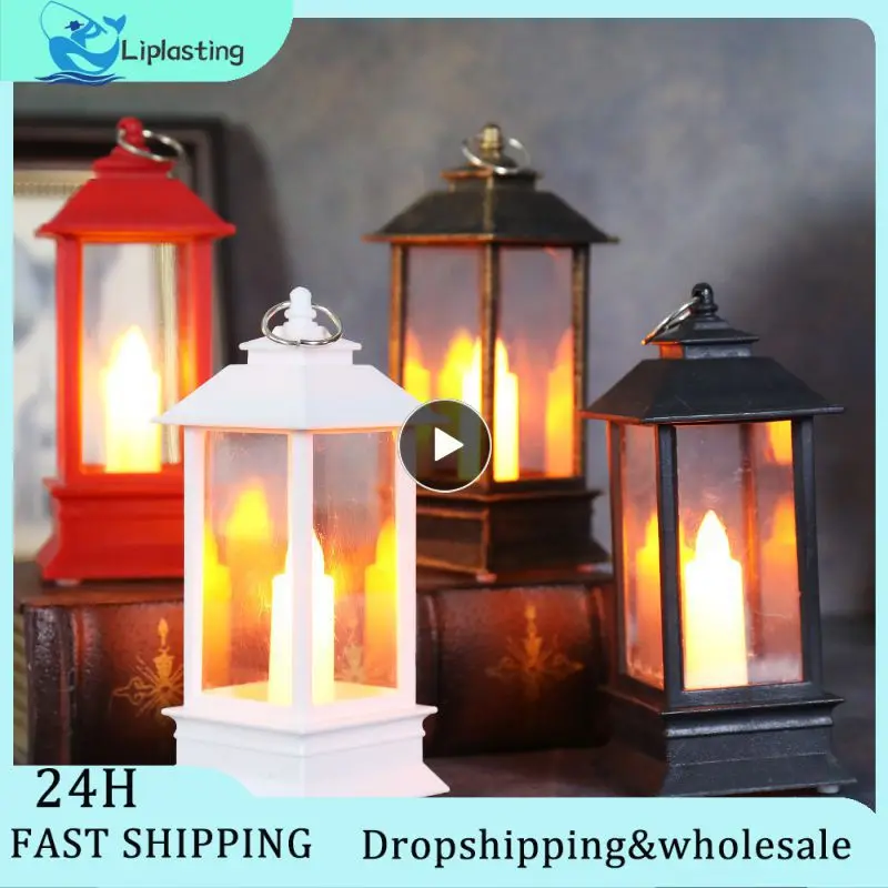 Festival Party Decor Christmas Hanging Lantern Vintage Castle LED Creative Candles Light With Battery
Festival Party Decor Christmas Hanging Lantern Vintage Castle LED Creative Candles Light With Battery