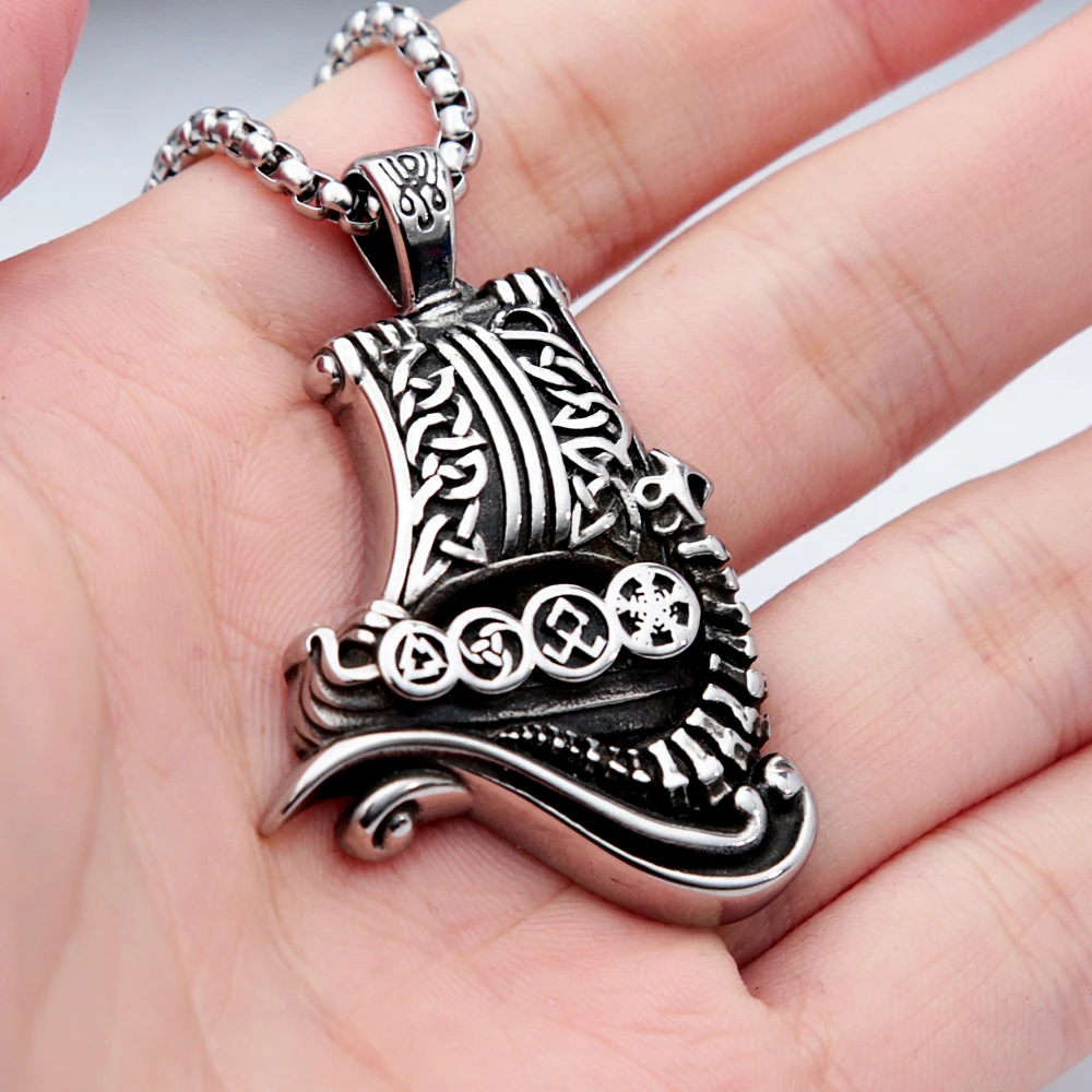 Винтажный викингов ожерелье лодка панк из нержавеющей стали скандинавский валик Кельтский Узел Кулон Мужской амулет ювелирные изделия под...
Винтажный викингов ожерелье лодка панк из нержавеющей стали скандинавский валик Кельтский Узел Кулон Мужской амулет ювелирные изделия под...