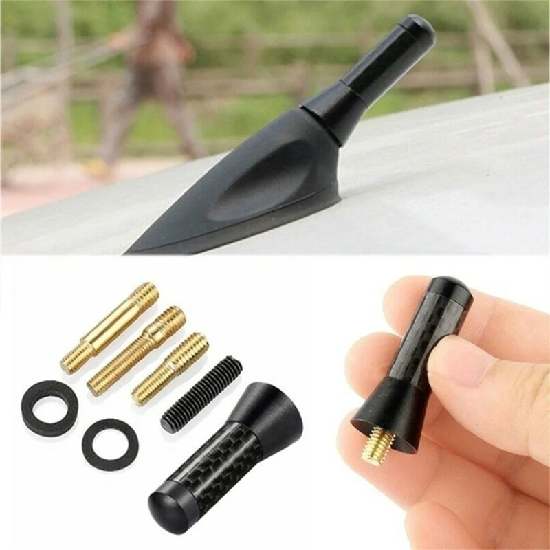 2/1Set Car Roof Antenna Enhanced Signal Carbon Fiber Screw Metal 3.5cm Short Stubby Mast Car Radio Aerial Antenna Accessories
2/1Set Car Roof Antenna Enhanced Signal Carbon Fiber Screw Metal 3.5cm Short Stubby Mast Car Radio Aerial Antenna Accessories