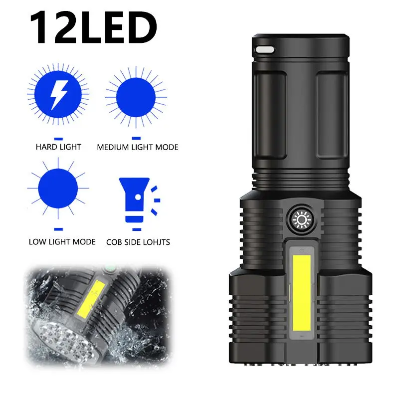 Glare Flashlight Portable Torches Strong Light USB Long-range Light Flashlight Portable Torch Tactical Light Outdoor Lighting
Glare Flashlight Portable Torches Strong Light USB Long-range Light Flashlight Portable Torch Tactical Light Outdoor Lighting
