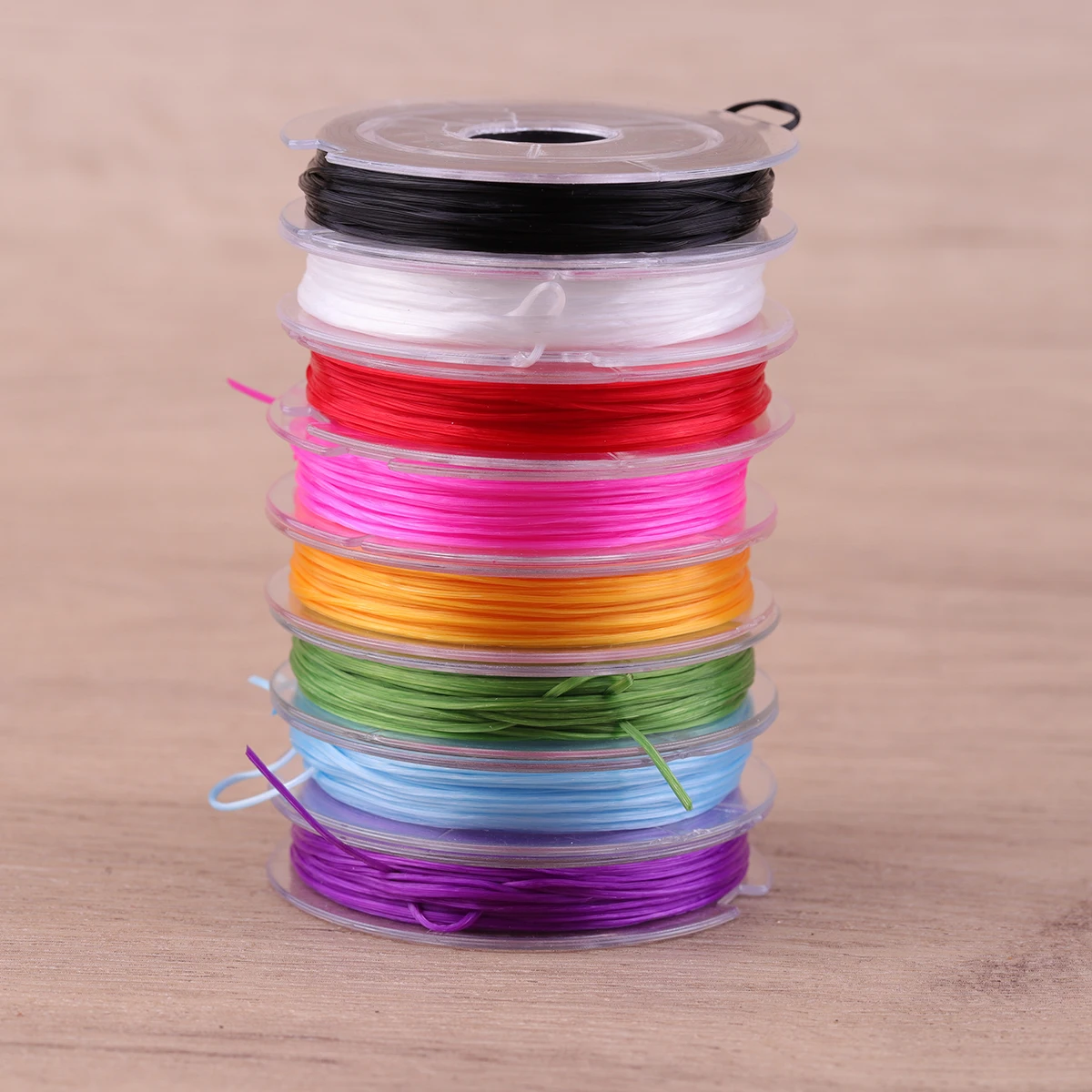 8rolls 0.8mm Elastic Thread Round Crystal Line Nylon Rubber Stretchy Cord Elastic Rope For Jewelry Making Beading Bracelet
8rolls 0.8mm Elastic Thread Round Crystal Line Nylon Rubber Stretchy Cord Elastic Rope For Jewelry Making Beading Bracelet