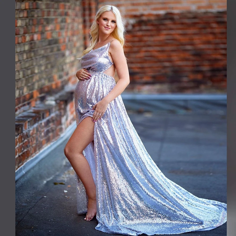 Maternity Photoshoot Clothes Silver Sequin Dress Knee High Gown Robefor Pregnancy Dress Photo Shoot Clothes Accessories
Maternity Photoshoot Clothes Silver Sequin Dress Knee High Gown Robefor Pregnancy Dress Photo Shoot Clothes Accessories