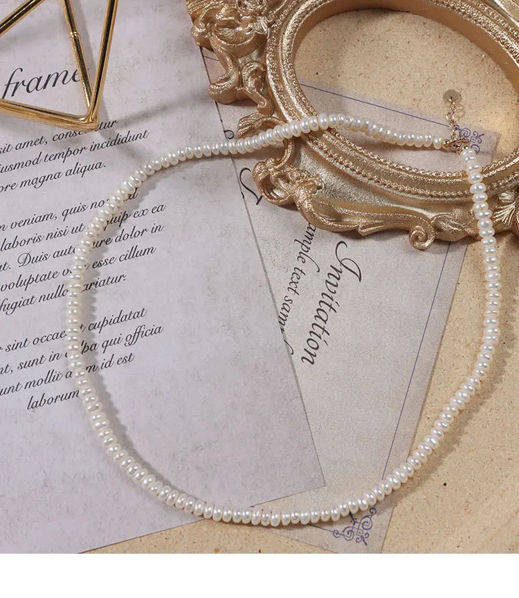 AA Good Quality Simple Natural Freshwater Button Pearl Necklace Pendant 14K Gold Plated Women Jewelry
AA Good Quality Simple Natural Freshwater Button Pearl Necklace Pendant 14K Gold Plated Women Jewelry