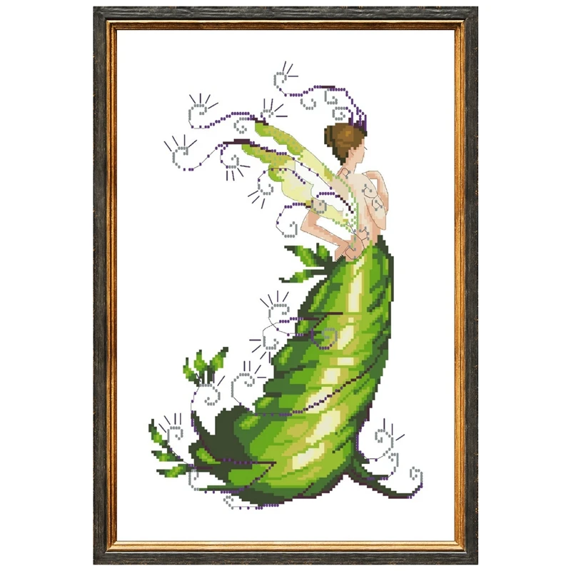 Poison Ivy Fairy cross stitch kits beads 18ct 14ct 11ct unprint fabric cotton thread DIY embroidery kit home wall decoration
Poison Ivy Fairy cross stitch kits beads 18ct 14ct 11ct unprint fabric cotton thread DIY embroidery kit home wall decoration