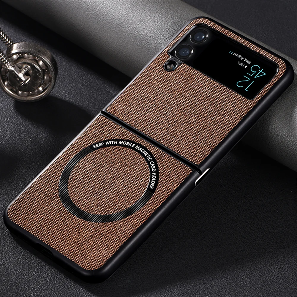 For Samsung Galaxy Z Flip 3 4 Luxury Cloth Magsafing Magnetic Case For Z flip 4 3 Flip3 Flip4 Wireless Charging Fabrics Cover
For Samsung Galaxy Z Flip 3 4 Luxury Cloth Magsafing Magnetic Case For Z flip 4 3 Flip3 Flip4 Wireless Charging Fabrics Cover