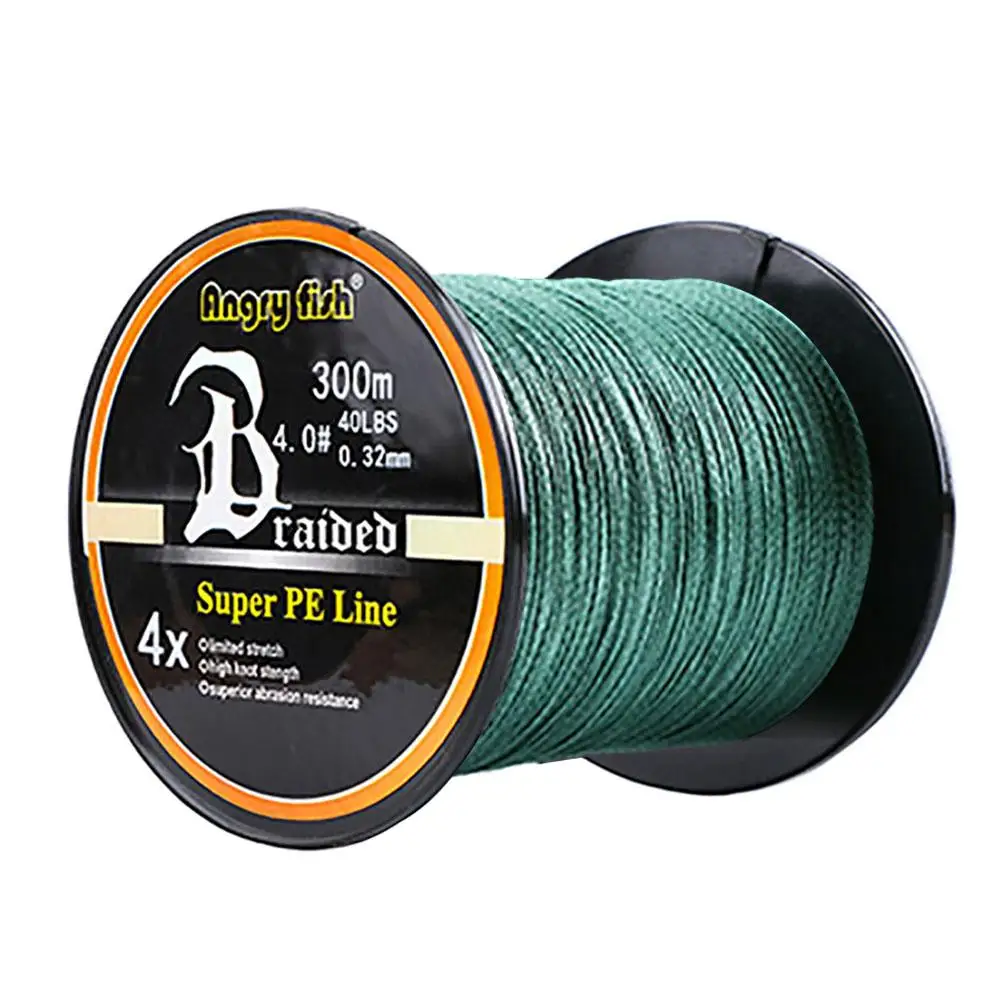 Angryfish Fishing Lines 300m 4 Strands Anti-bite Super Strong Polyethylene Braided Lines For Saltwater/freshwater Wholesale
Angryfish Fishing Lines 300m 4 Strands Anti-bite Super Strong Polyethylene Braided Lines For Saltwater/freshwater Wholesale