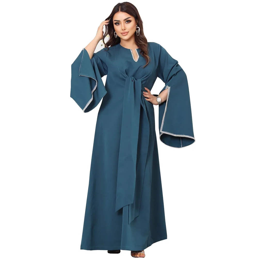 2022 Eid Дубай Abayas для женщин Рамадан мусульманское модное платье с расклешенными рукавами элегантные Caftan Marocain вечерние платья Африканский бу...
2022 Eid Дубай Abayas для женщин Рамадан мусульманское модное платье с расклешенными рукавами элегантные Caftan Marocain вечерние платья Африканский бу...