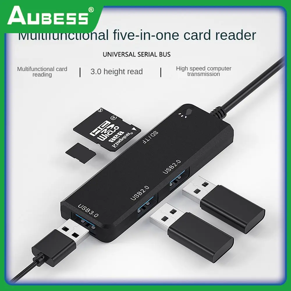 Body Frosted Lines Expansion Dock Expanding Sd/tf Card Slots With Multiple Ports Five In One High Speed Reading Hub Card Reader
Body Frosted Lines Expansion Dock Expanding Sd/tf Card Slots With Multiple Ports Five In One High Speed Reading Hub Card Reader