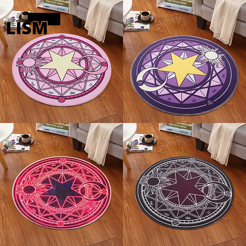 Tarot Cards Array Carpet for Living Room Cartoon Cute Anime Round Floor Mats Children Bedroom Anti-slip Area Rugs Home Decor
Tarot Cards Array Carpet for Living Room Cartoon Cute Anime Round Floor Mats Children Bedroom Anti-slip Area Rugs Home Decor