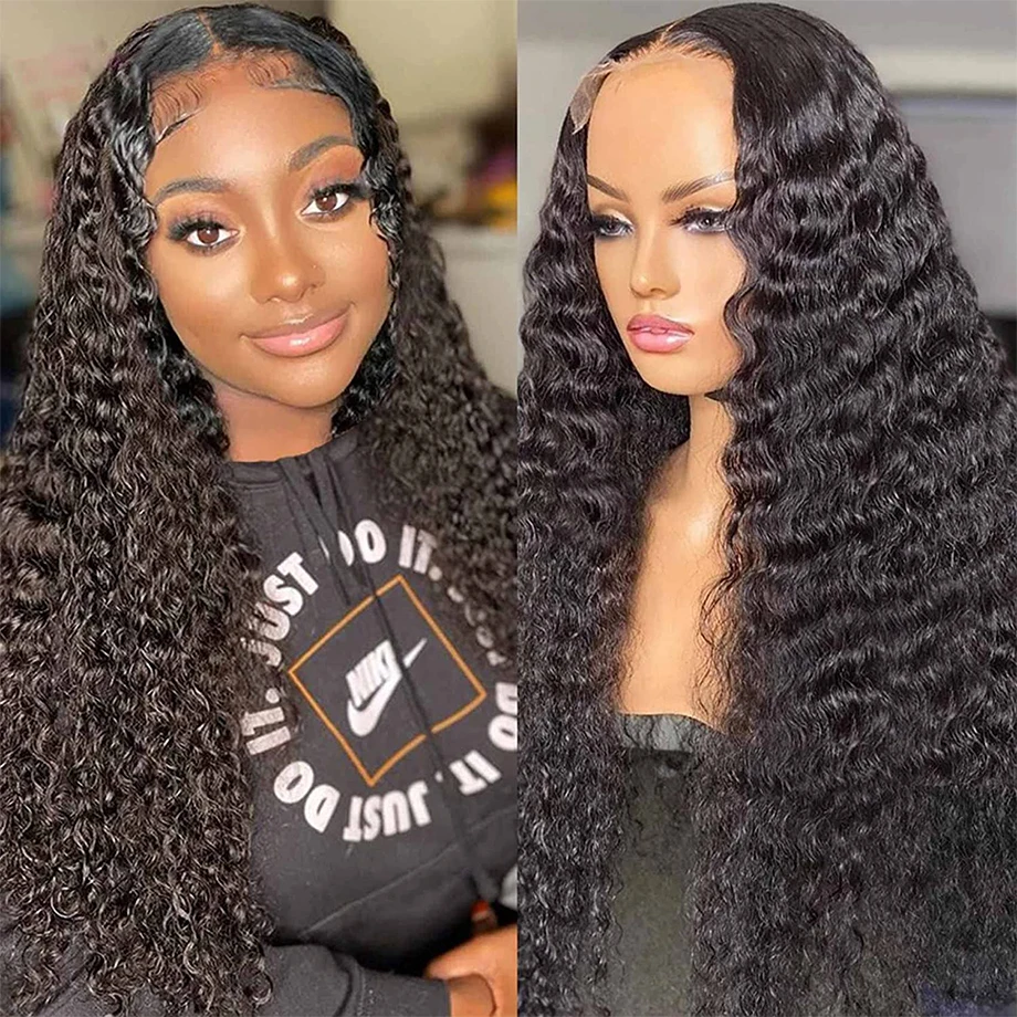 HD Deep Wave 13x4 Lace Frontal Human Hair Wig On Sale Brazilian Remy Curly 13x4 Transparent Lace Front Wigs For Women 180Density
HD Deep Wave 13x4 Lace Frontal Human Hair Wig On Sale Brazilian Remy Curly 13x4 Transparent Lace Front Wigs For Women 180Density