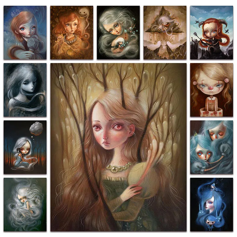 New DIY Diamond painting mosaic Cartoon girl beauty Full Diamond embroidery Home decor doll princess cross stitch picture X044
New DIY Diamond painting mosaic Cartoon girl beauty Full Diamond embroidery Home decor doll princess cross stitch picture X044