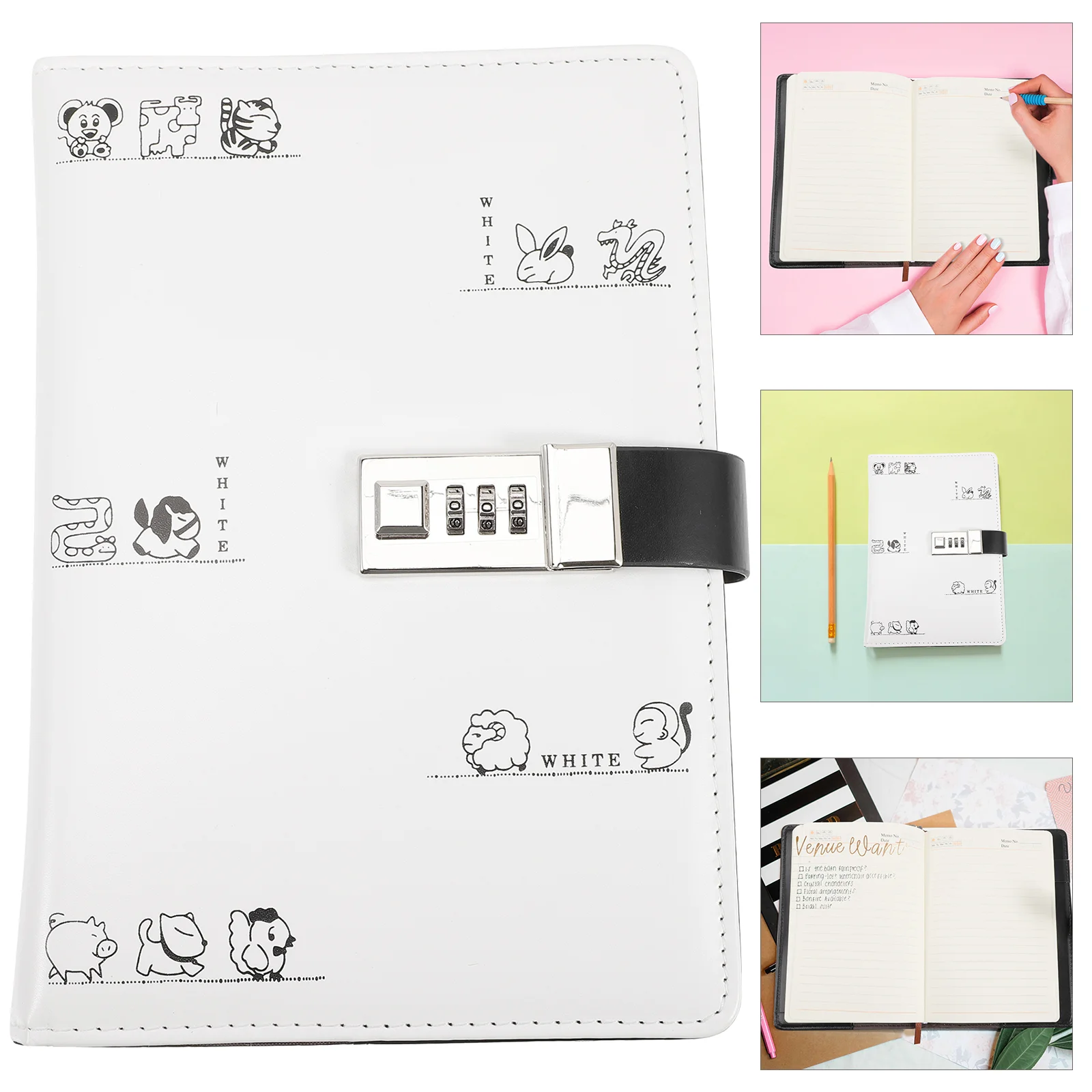 Notebook with Lock Password Notebook Lockable Diary Notebook Cartoon Notebook for Student
Notebook with Lock Password Notebook Lockable Diary Notebook Cartoon Notebook for Student