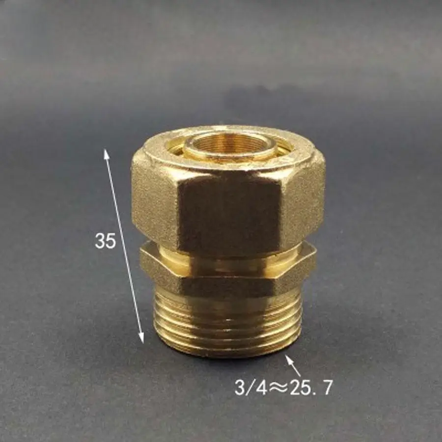 DN20 3/4 "BSP Male Fit 16/20 мм ID/OD PEX-AL-PEX трубка Латунный переходник фитинг для трубы, соединительная муфта
DN20 3/4 "BSP Male Fit 16/20 мм ID/OD PEX-AL-PEX трубка Латунный переходник фитинг для трубы, соединительная муфта