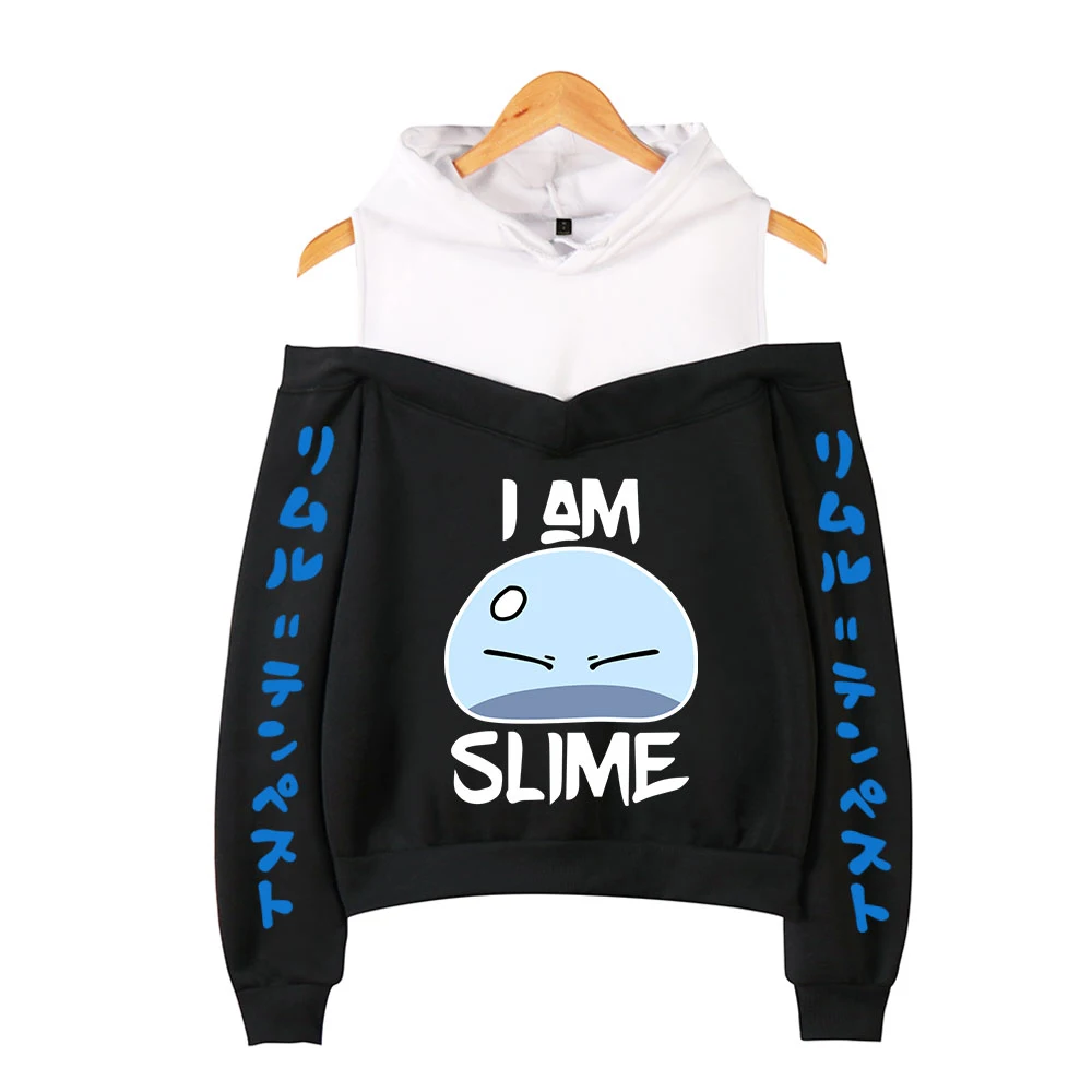 New Hoodie That Time I Got Reincarnated as a Slime Off Shoulder Hoodies Women Long Sleeve Anime Hooded Sweatshirt Fashion Casual
New Hoodie That Time I Got Reincarnated as a Slime Off Shoulder Hoodies Women Long Sleeve Anime Hooded Sweatshirt Fashion Casual