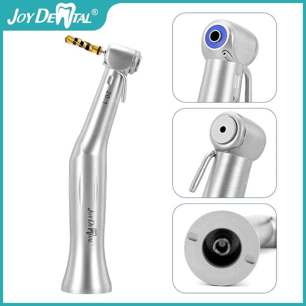 Стоматологический наконечник JOY DENTAL 20:1, низкоскоростной наконечник для имплантации, Редукционный наконечник с угловым управлением
Стоматологический наконечник JOY DENTAL 20:1, низкоскоростной наконечник для имплантации, Редукционный наконечник с угловым управлением