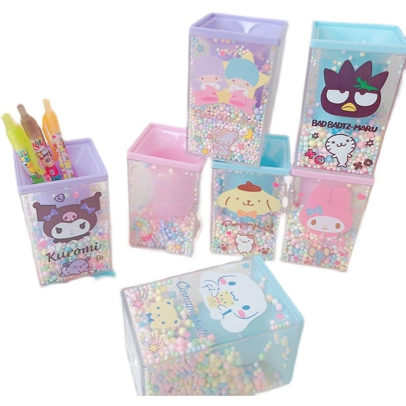 Cute Cartoon Sanrio My Melody, Kuromi Cinnamoroll Student Stationery Storage Supplies Kawaii Stationery Organizer Pen Holder
Cute Cartoon Sanrio My Melody, Kuromi Cinnamoroll Student Stationery Storage Supplies Kawaii Stationery Organizer Pen Holder