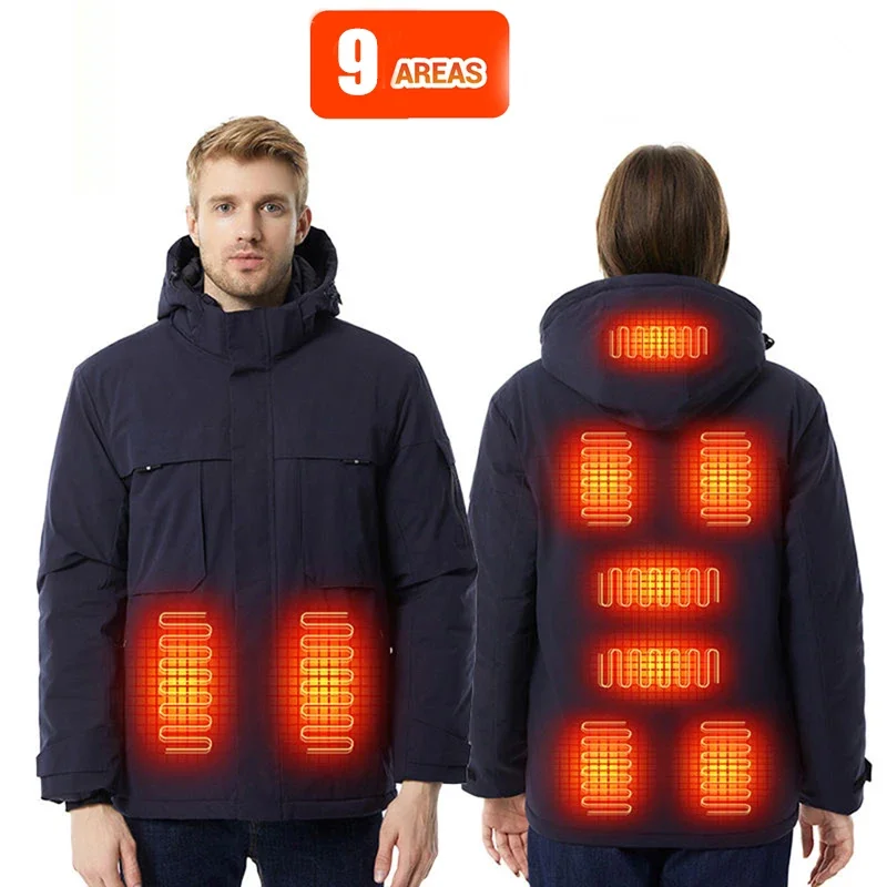 2023 New Winter Men's Outdoor Rechargeable Battery Women's Jacket Waterproof Insulation Heating Jacket Ski Skating Sportswear
2023 New Winter Men's Outdoor Rechargeable Battery Women's Jacket Waterproof Insulation Heating Jacket Ski Skating Sportswear