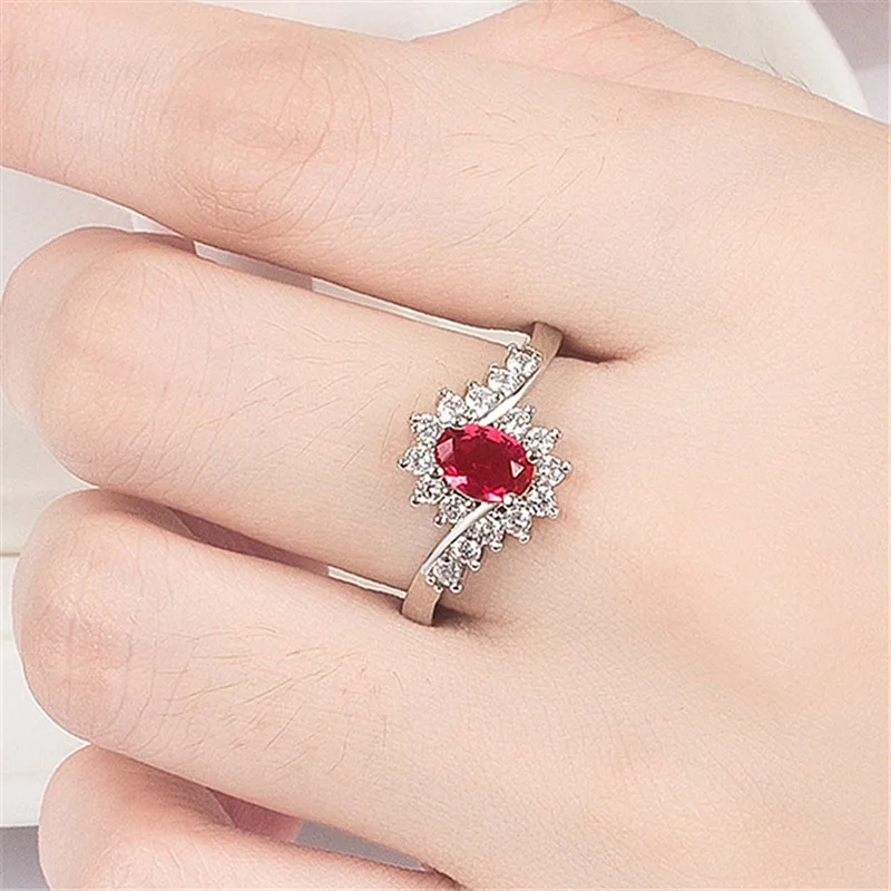 

Exquisite Natural Sapphire Gemstones Opal Birthstone Bride Princess Wedding Engagement Strange Ring Size 5 6 7 8 9 10 11