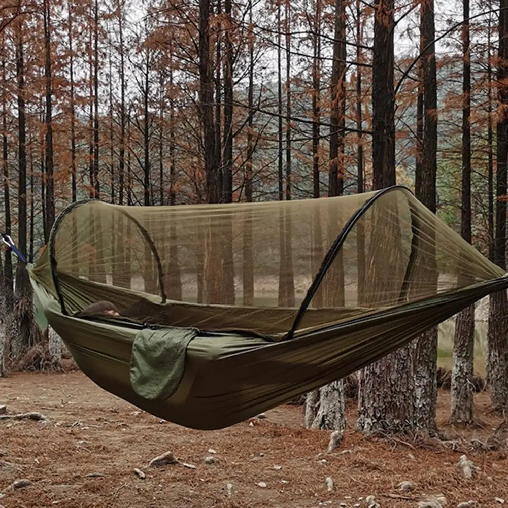 1Set Automatic Quick-opening Mosquito Net Hammock Outdoor Camping Pole Hammock Swing Anti-rollover Nylon Rocking Chair 260x140cm
1Set Automatic Quick-opening Mosquito Net Hammock Outdoor Camping Pole Hammock Swing Anti-rollover Nylon Rocking Chair 260x140cm
