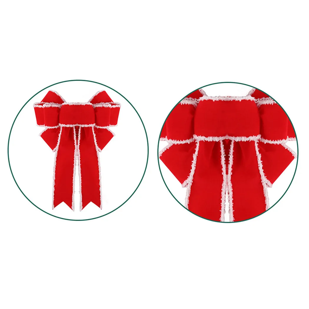 Accessories Bowknot Bowknot Christmas Decorations Holiday Home Large Ornaments Plaid XMAS 2pcs/set New Parts Tool
Accessories Bowknot Bowknot Christmas Decorations Holiday Home Large Ornaments Plaid XMAS 2pcs/set New Parts Tool