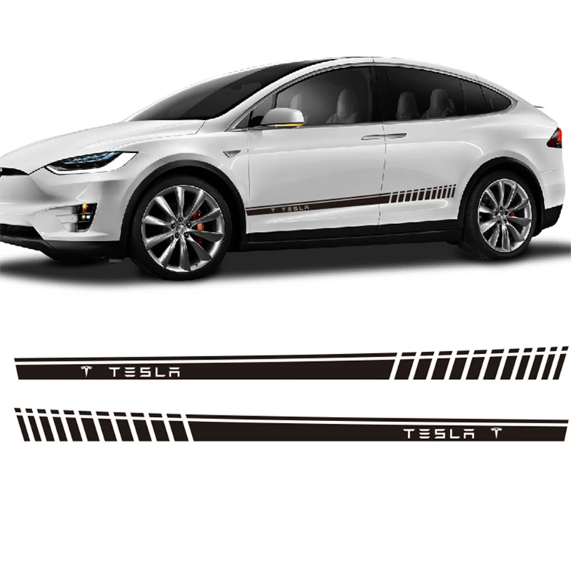 1 Pair Car Door Waist line PVC Decals Sticker For Tesla Model 3 S X Y Logo Car Body Badge Emblem Decoration Sticker Accessories 
1 Pair Car Door Waist line PVC Decals Sticker For Tesla Model 3 S X Y Logo Car Body Badge Emblem Decoration Sticker Accessories