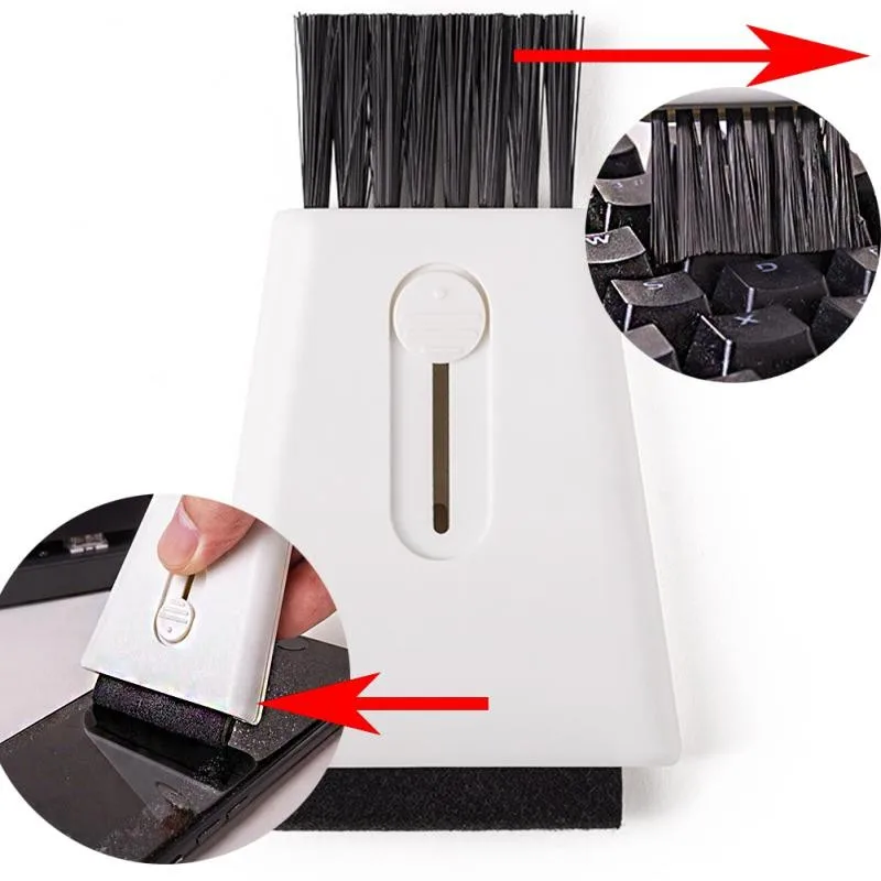 Portable Cleaning Kit Double Head Mobile Screen Cleaner With Screen Wipe Multi-function For Laptop Phone Screen Duster Gap Brush
Portable Cleaning Kit Double Head Mobile Screen Cleaner With Screen Wipe Multi-function For Laptop Phone Screen Duster Gap Brush
