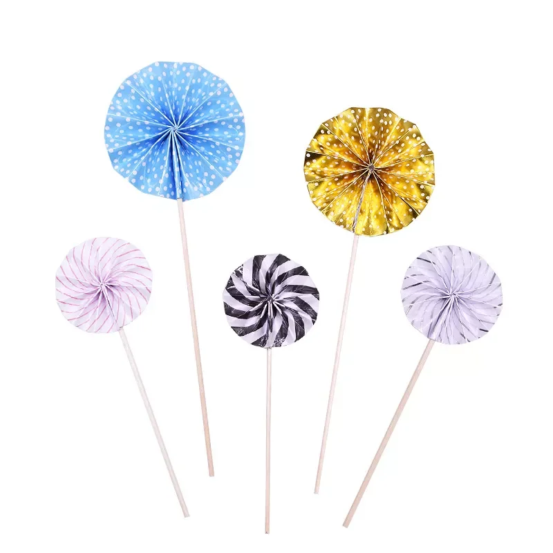 4Pcs/lot Mini Paper Fan Cake Topper Cupcake Toppers Kids Birthday Party Baby Shower Cake Decoration Flags Wedding Favor Supplies
4Pcs/lot Mini Paper Fan Cake Topper Cupcake Toppers Kids Birthday Party Baby Shower Cake Decoration Flags Wedding Favor Supplies